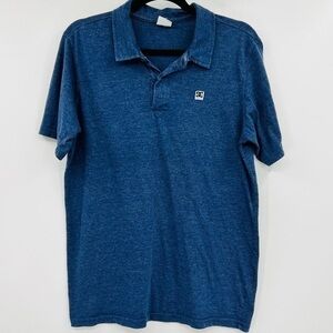 DC Polo‎ Skateboard Blue Shirt Mens Medium